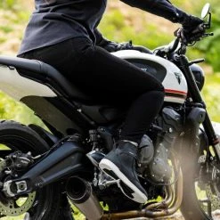 Oxford Original Approved AA Ladies Super Stretch Jean - Black -Motorcycle Clothes And Shoes oa aa super stretch ws jean blk 7