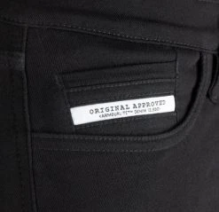 Oxford Original Approved AA Super Stretch Jean - Black -Motorcycle Clothes And Shoes oa super stretch ms slim jean blk 5