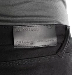Oxford Original Approved AA Super Stretch Jean - Black -Motorcycle Clothes And Shoes oa super stretch ms slim jean blk 6