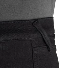 Oxford Original Approved AA Super Stretch Jean - Black -Motorcycle Clothes And Shoes oa super stretch ms slim jean blk 7
