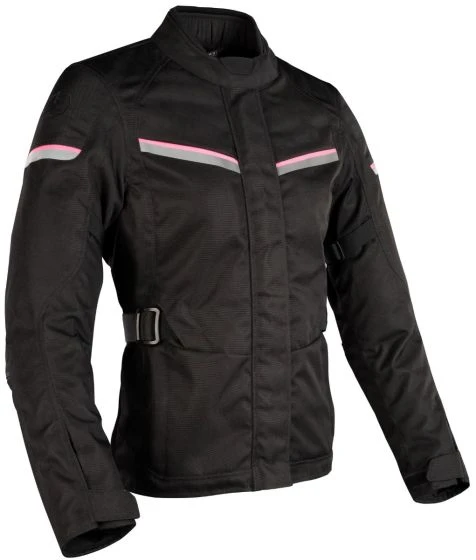 Oxford Dakota 3.0 Ladies Textile Jacket - Tech Black/Pink 3 Oxford Dakota 3.0 Ladies Textile Jacket - Tech Black/Pink