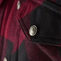 Oxford Kickback 2.0 Ladies Shirt - Red -Motorcycle Clothes And Shoes oxford kickback 2.0 shirt ladies red 4