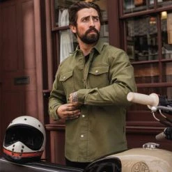 Oxford Original Approved AA MS Shirt - Khaki 20 Oxford Original Approved AA MS Shirt - Khaki -Motorcycle Clothes And Shoes oxford original approved aa ms shirt khaki 9