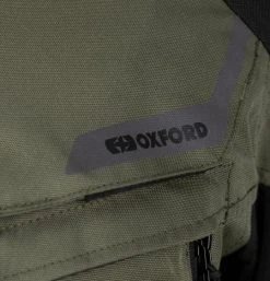 Oxford Rockland MS Jacket - Khaki/Black/Fluo -Motorcycle Clothes And Shoes oxford rockland ms jacket khakiblackfluo 3