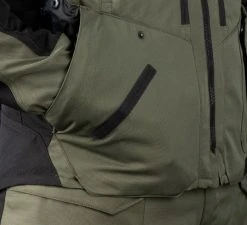 Oxford Rockland MS Jacket - Khaki/Black/Fluo -Motorcycle Clothes And Shoes oxford rockland ms jacket khakiblackfluo 4