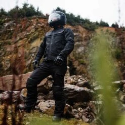 Oxford Rockland MS Jacket - Black -Motorcycle Clothes And Shoes oxford rockland ms jkt black 4