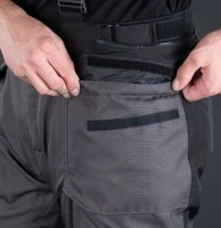 Oxford Rockland MS Trouser - Charcoal/Black/Red -Motorcycle Clothes And Shoes oxford rockland ms trouser charcoalblackred 3