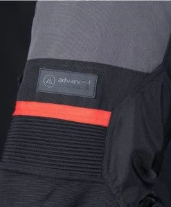 Oxford Rockland MS Trouser - Charcoal/Black/Red -Motorcycle Clothes And Shoes oxford rockland ms trouser charcoalblackred 5