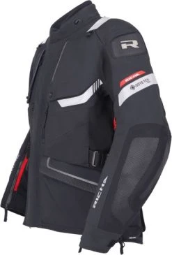 Richa Armada GTX Pro Textile Jacket - Black -Motorcycle Clothes And Shoes richa armada pro gore tex jacket black 3 1
