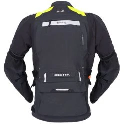 Richa Armada GTX Pro Textile Jacket - Black/Fluo -Motorcycle Clothes And Shoes richa armada pro gore tex jacket black fluo 2