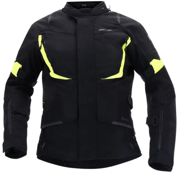 Richa Cyclone 2 GTX Textile Jacket - Black/Fluo Yellow 4 Richa Cyclone 2 GTX Textile Jacket - Black/Fluo Yellow - Image 2