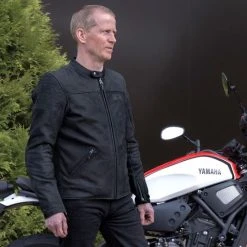 Richa Idaho Leather Jacket - Black -Motorcycle Clothes And Shoes richa idaho jacket black 6