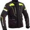 Richa Infinity 2 Pro Textile Jacket - Black/Fluo -Motorcycle Clothes And Shoes richa infinity 2 pro jacket black fluo front