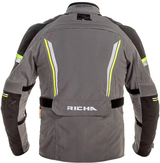 Richa Infinity 2 Pro Textile Jacket - Titanium/Fluo 5 Richa Infinity 2 Pro Textile Jacket - Titanium/Fluo - Image 3