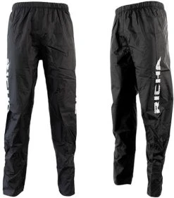 Richa Ladies Rain Trousers - Black -Motorcycle Clothes And Shoes richa ladies rain pants 1 1