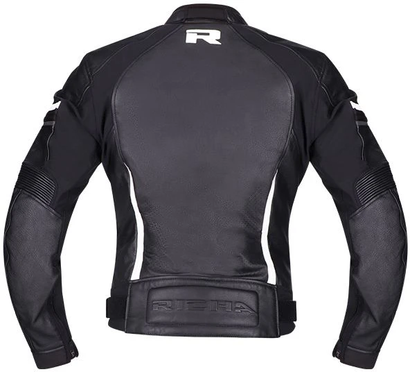 Richa Laura Ladies Leather Jacket - Black/White 4 Richa Laura Ladies Leather Jacket - Black/White - Image 2