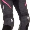 Richa Nikki Ladies Leather Trousers - Black/Pink