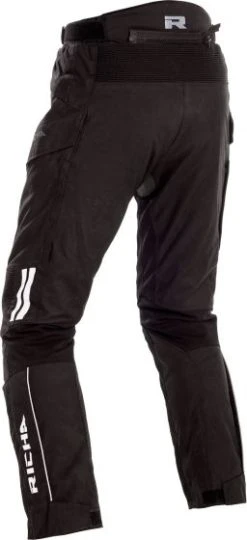 Richa Touareg 2 Textile Trousers - Black -Motorcycle Clothes And Shoes richa touareg 2 pant trousers rear