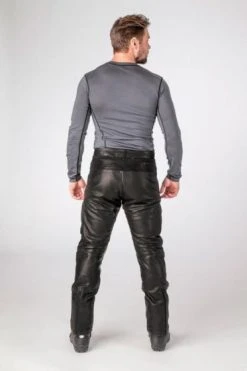Halvarssons Rinn Leather Trousers - Black -Motorcycle Clothes And Shoes rinn trousers 3