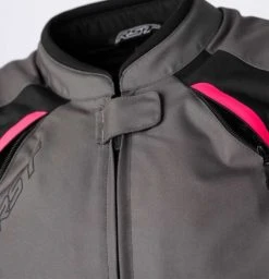 RST AVA CE Ladies Textile Jacket - Black/Grey -Motorcycle Clothes And Shoes rst ava ce ladies textile jacket grypnk 3