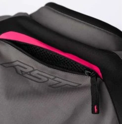 RST AVA CE Ladies Textile Jacket - Black/Grey -Motorcycle Clothes And Shoes rst ava ce ladies textile jacket grypnk 4