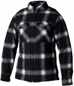 RST Brushed CE Ladies Textile Shirt - Black/White