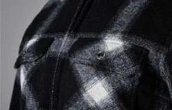 RST Brushed CE Ladies Textile Shirt - Black/White -Motorcycle Clothes And Shoes rst brushed ce ladies textile shirt blkwhi 3