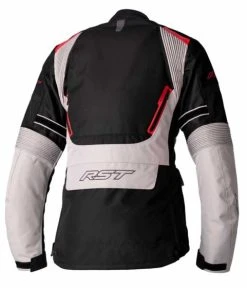 RST Endurance CE Ladies Textile Jacket - Black/Silver/Red -Motorcycle Clothes And Shoes rst endurance ce ladies textile jacket blkwhired 2