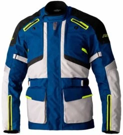 RST Endurance CE Textile Jacket - Blue/Silver/Yellow