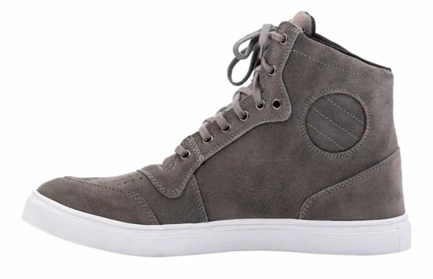 RST Hi Top Moto Ladies Boot - Grey Suede 4 RST Hi Top Moto Ladies Boot - Grey Suede - Image 2