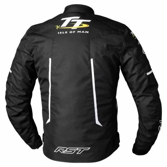 RST IOM TT Team Evo CE Textile Jacket - Black - Image 2