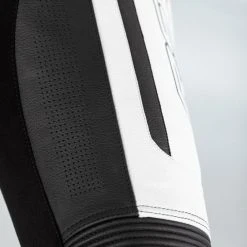 RST Pro Series Evo Airbag CE One-Piece Suit - Black/White -Motorcycle Clothes And Shoes rst pro series evo airbag ce one piece suit blackwhite 3