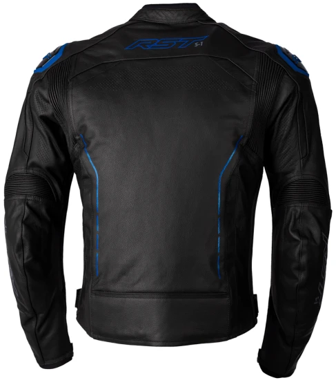 RST S1 CE Leather Jacket - Black/Grey/Blue 4 RST S1 CE Leather Jacket - Black/Grey/Blue - Image 2