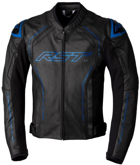RST S1 CE Leather Jacket - Black/Grey/Blue 3 RST S1 CE Leather Jacket - Black/Grey/Blue