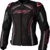 RST S1 CE Ladies Mesh Textile Jacket - Black/Pink -Motorcycle Clothes And Shoes rst s1 meshjacket blackpink