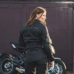 Spada Barn Q CE Ladies Textile Jacket - Black -Motorcycle Clothes And Shoes spada barn q ce ladies jacket black 5