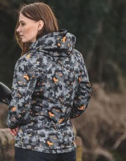 Spada Grid CE Ladies Textile Jacket - Camo Orange -Motorcycle Clothes And Shoes spada grid ce jacket ladies camo orange 2