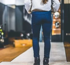 Spada Hugger CE Ladies Jeggings - Blue -Motorcycle Clothes And Shoes spada hugger ce ladies jeggings blue 4