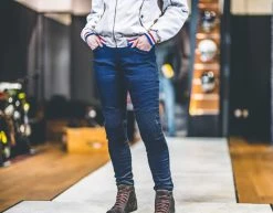 Spada Hugger CE Ladies Jeggings - Blue -Motorcycle Clothes And Shoes spada hugger ce ladies jeggings blue 5