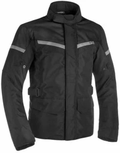 Spartan Waterproof Long Textile Jacket - Black