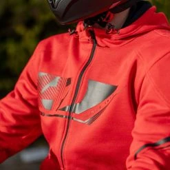 Oxford Super Hoodie 2.0 Textile Jacket - Sports Red 7 Oxford Super Hoodie 2.0 Textile Jacket - Sports Red -Motorcycle Clothes And Shoes super hoodie 2.0 ms sports red 3