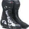 TCX RT-Race Boots - Black/White/Grey -Motorcycle Clothes And Shoes tcx rt race black white grey 1