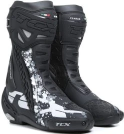 TCX RT-Race Boots - Black/White/Grey