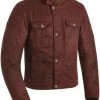 Oxford Holwell 1.0 Wax Jacket - Red 2 Oxford Holwell 1.0 Wax Jacket - Red -Motorcycle Clothes And Shoes tm190202s 1