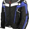 Viper Axis 2.0 CE Jacket - Black/Blue -Motorcycle Clothes And Shoes viper axis 2.0 textile jacket black blue a
