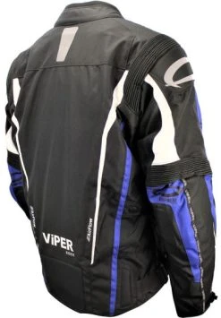 Viper Axis 2.0 CE Jacket - Black/Blue -Motorcycle Clothes And Shoes viper axis 2.0 textile jacket black blue f