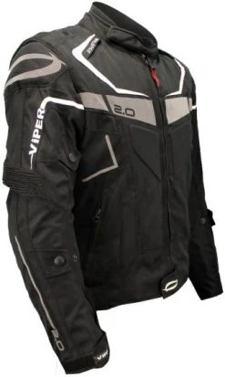 Viper Axis 2.0 CE Jacket - Black -Motorcycle Clothes And Shoes viper axis 2.0 textile jacket black f