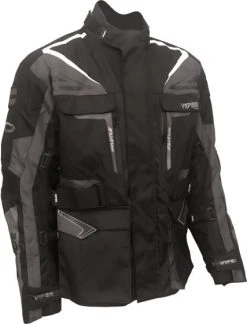 Viper Python 5 CE Jacket - Black/Grey -Motorcycle Clothes And Shoes viper python ce jacket black g