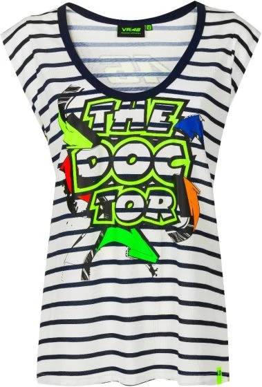 VR46 Street Art Ladies T-Shirt - White 3 VR46 Street Art Ladies T-Shirt - White