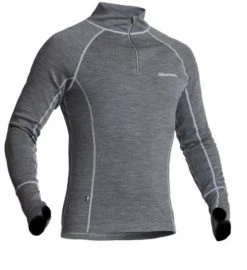 Halvarssons Warm Wool Polo - Grey